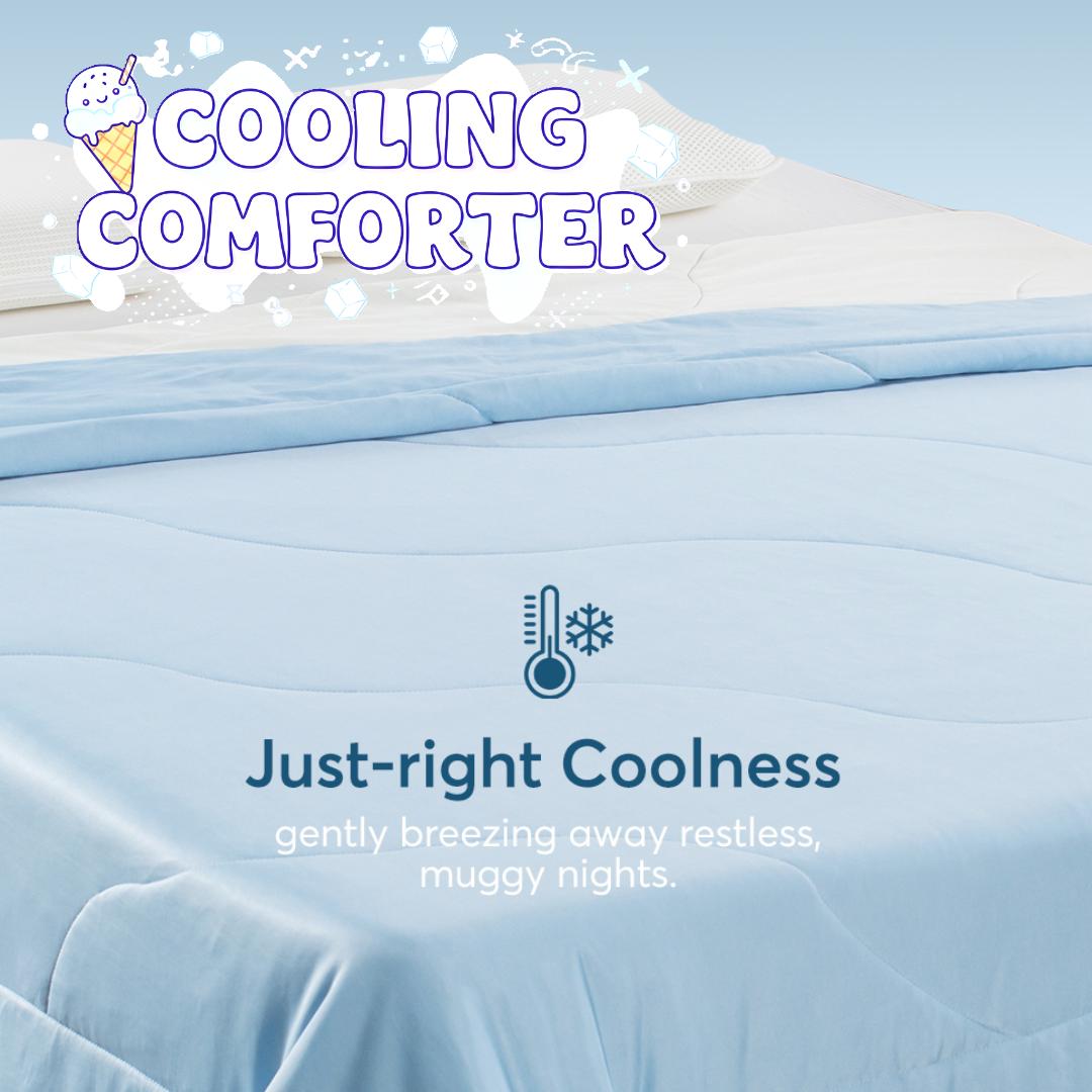 Kasentex Cooling Blanket Comforter - Ultra Soft Machine Washable - All Season Hypoallergenic and Breathable