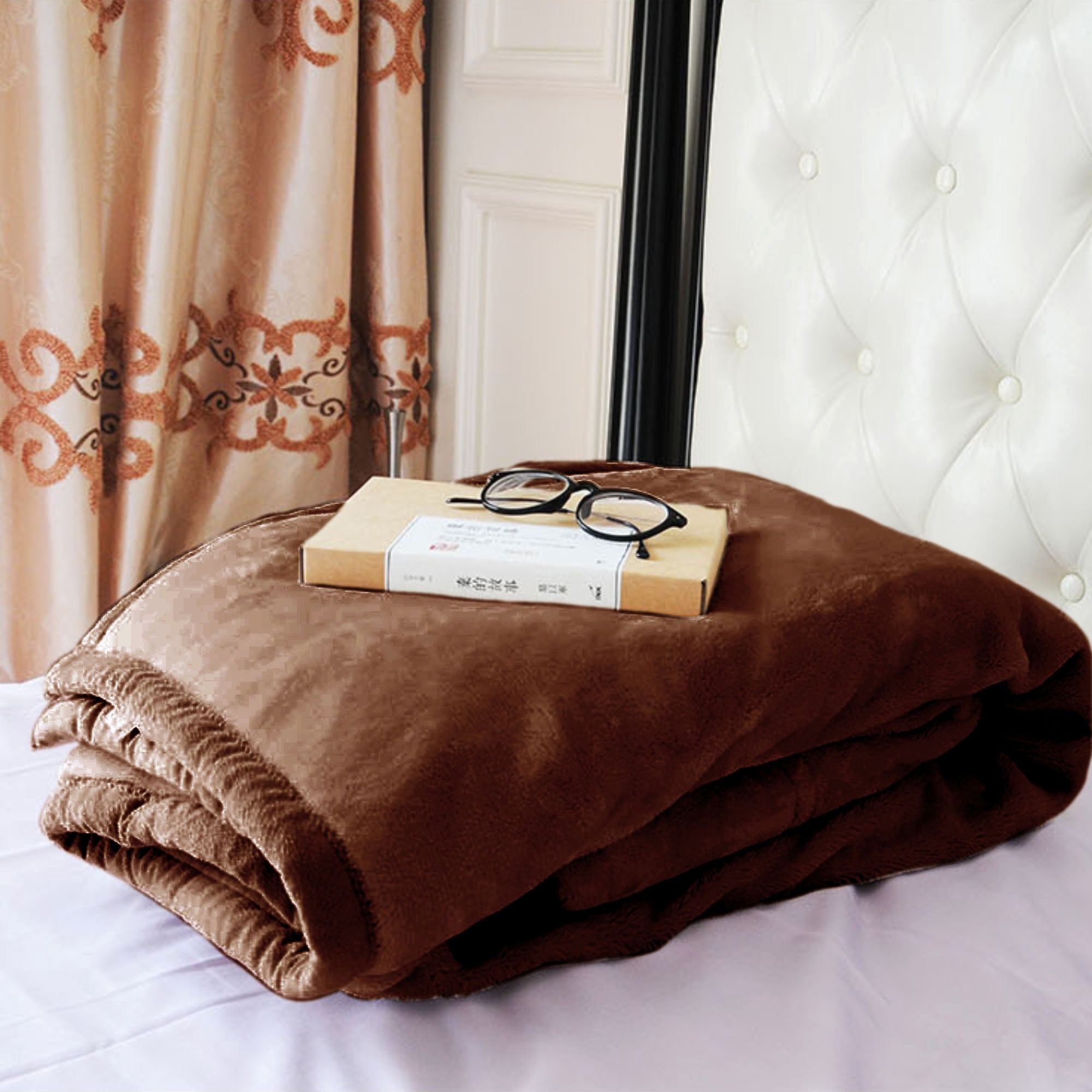 Fleece best sale bed throw