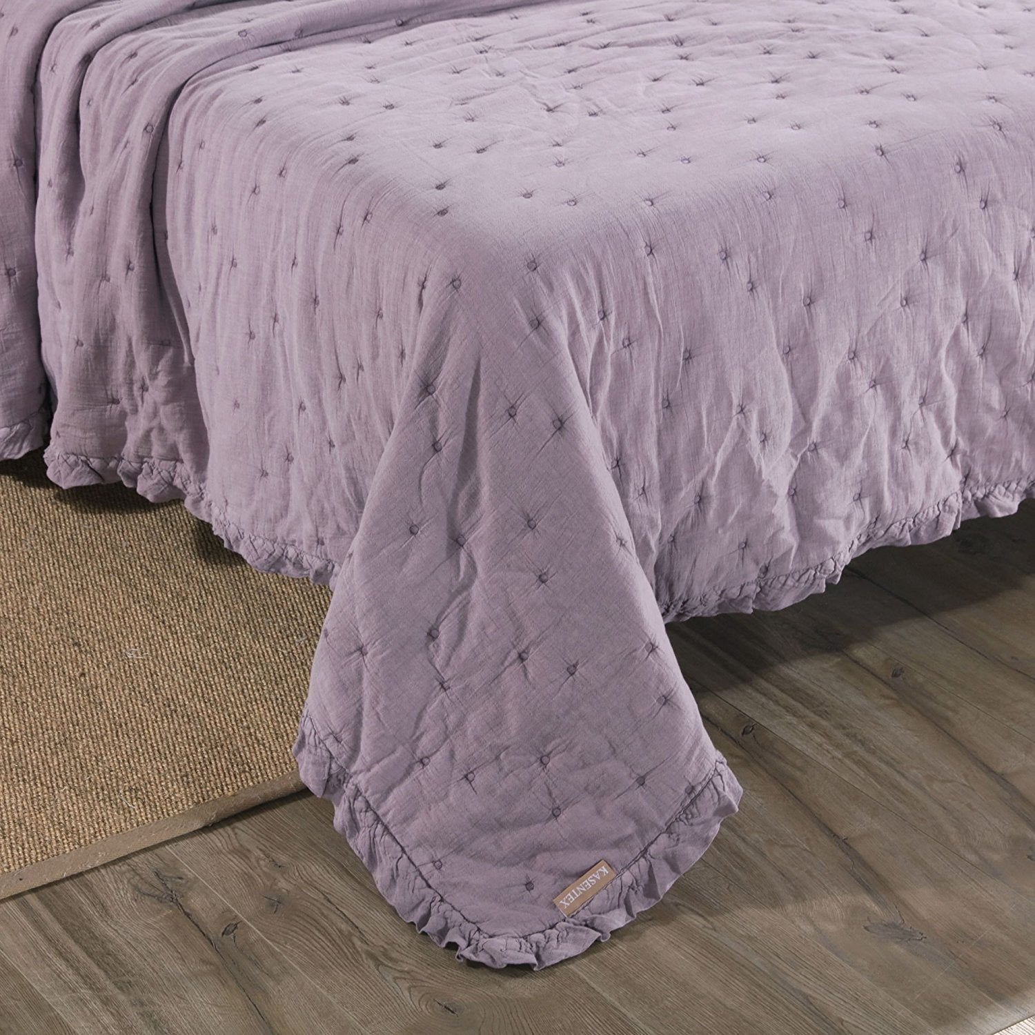 Loftex Luxe Cotton Bath Towel Exclusive on Silk Ornamentation, Orchid Lilac  NEW