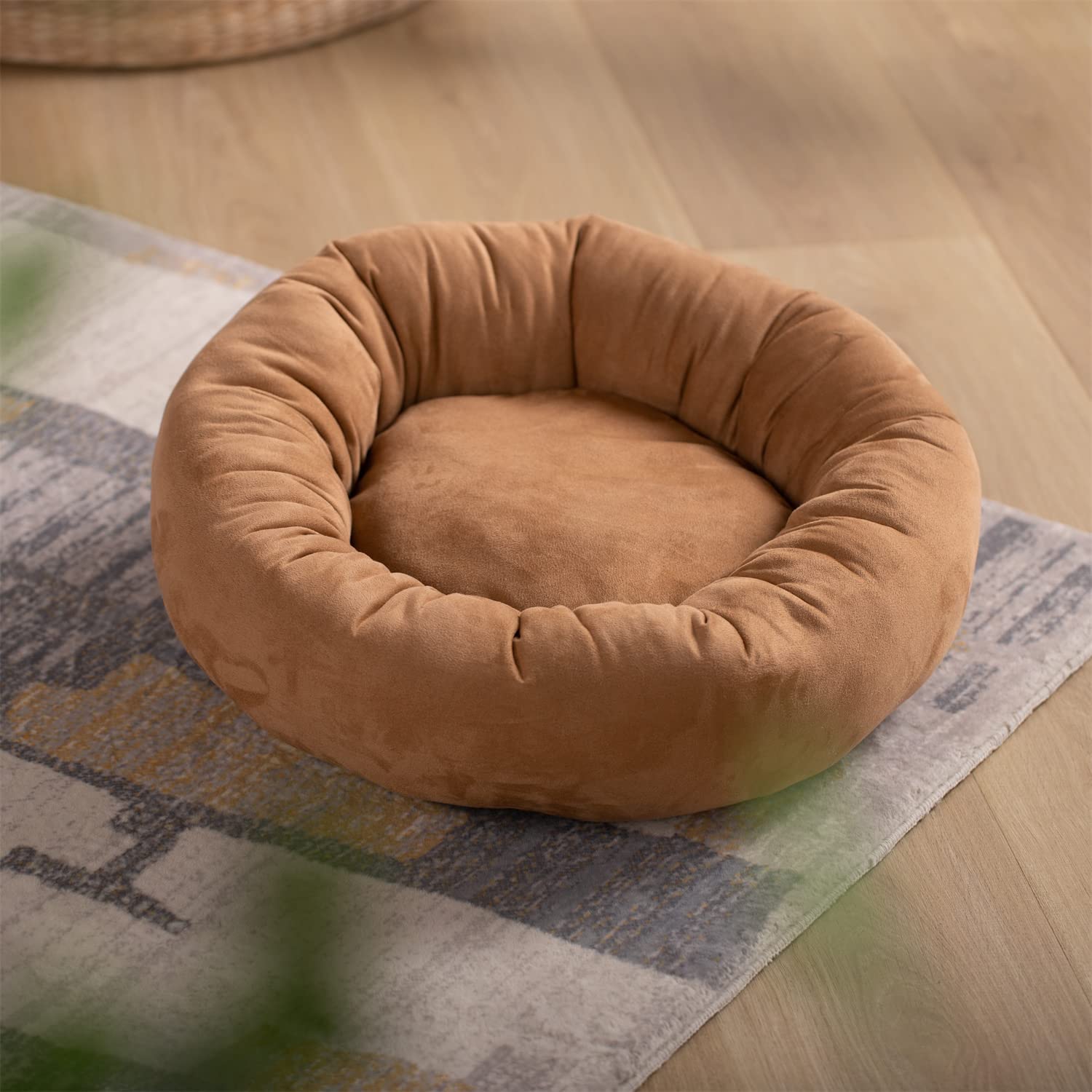 Large round outlet dog bed