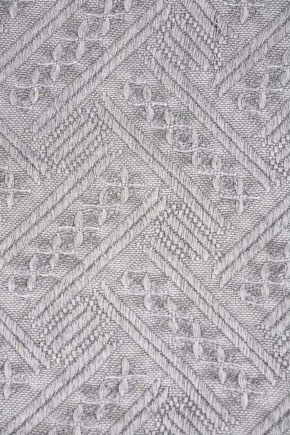 Kirapassa Throw store Blanket in Grey Pattern