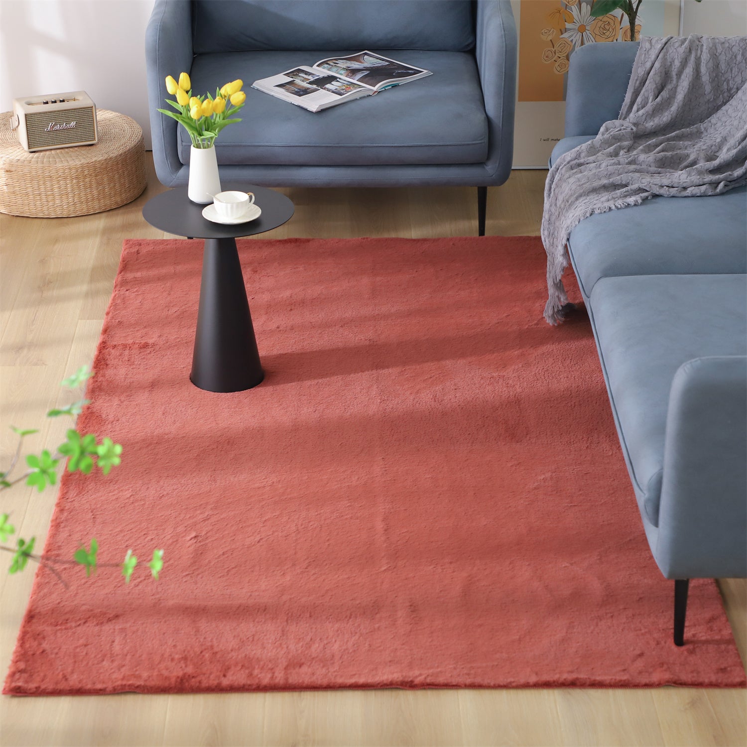 Soft throw online rugs