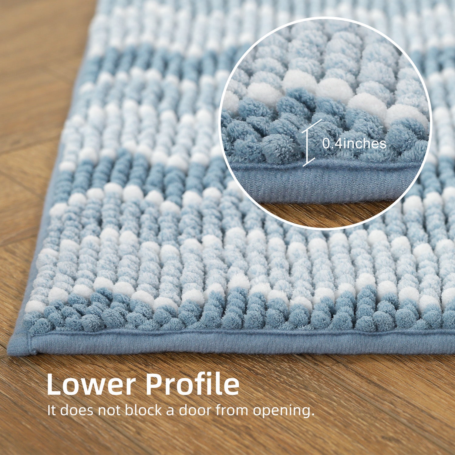 Kleeneze Extra Long Bath Mat  is made from a thick towelling cotton.  This mat also co-ordinates perfectly with t…